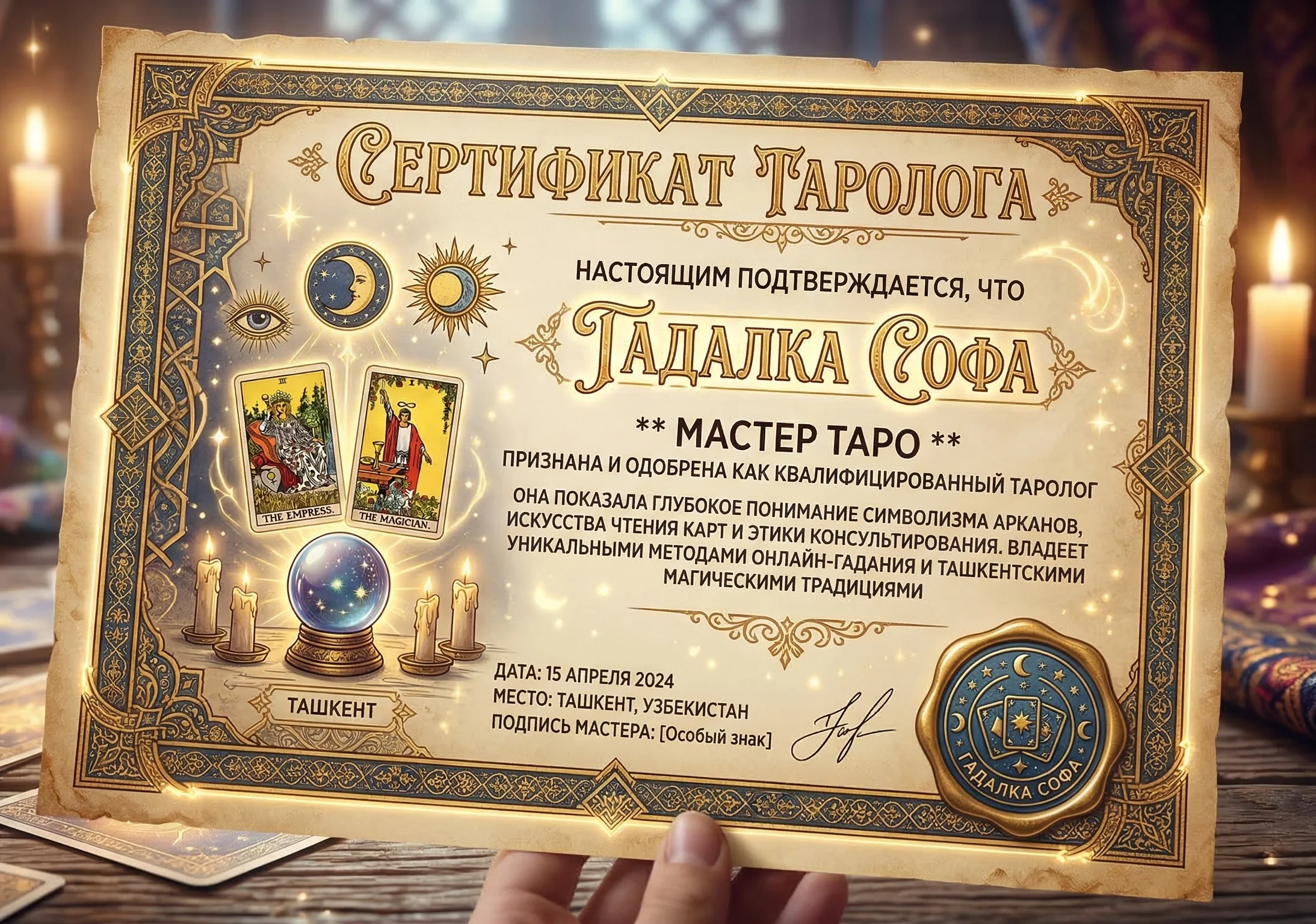 Гадалка Софья - Мастер Таро